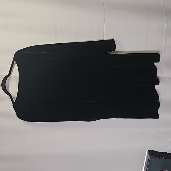 Jacqueline Ferrar NWT Black Velvet Dress Sz 18 - Picture 5 of 5